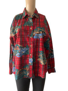 Bushwacker USA wilderness size S flannel top